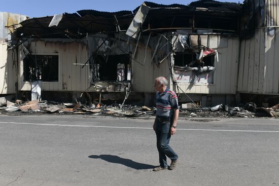 Russia Ukraine Military Operation Shelling