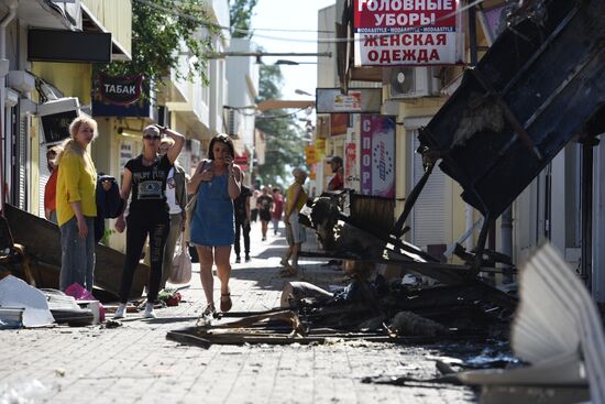 Russia Ukraine Military Operation Shelling
