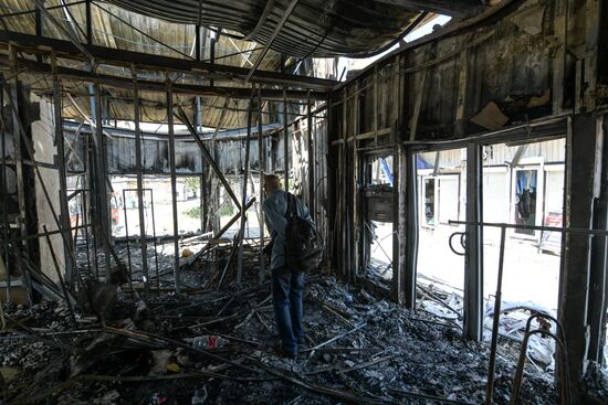 Russia Ukraine Military Operation Shelling