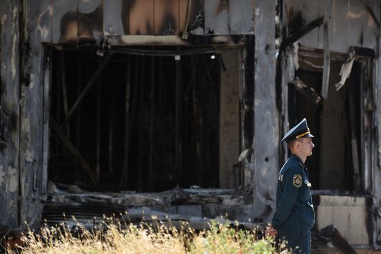 Russia Ukraine Military Operation Shelling