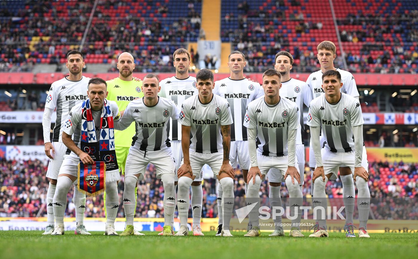 Russia Soccer Brotherly Cup CSKA - Partizan