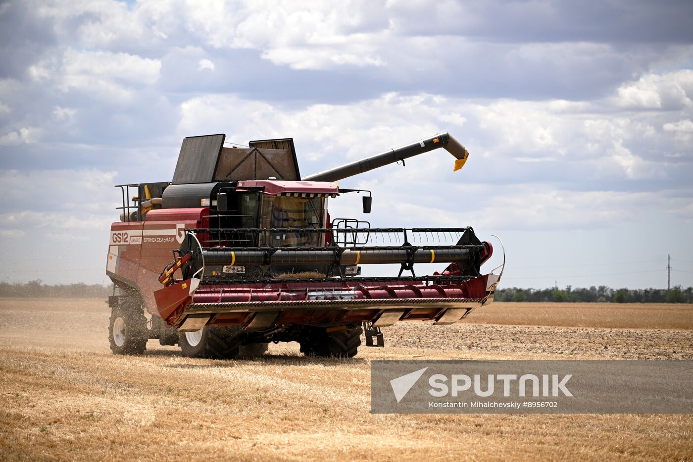 Russia Agriculture Wheat Harvesting