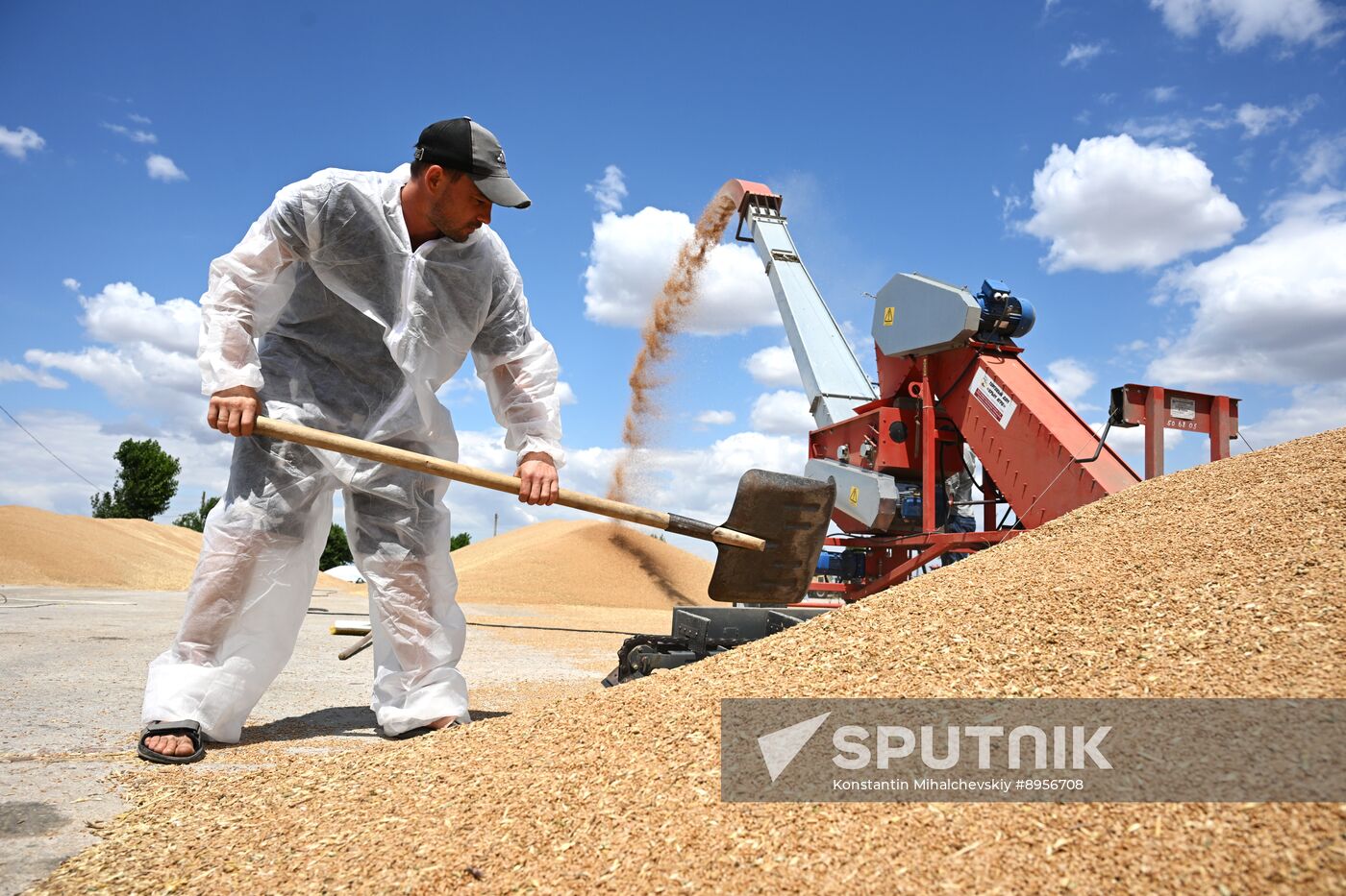 Russia Agriculture Wheat Harvesting