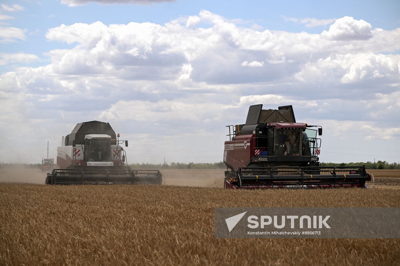 Russia Agriculture Wheat Harvesting