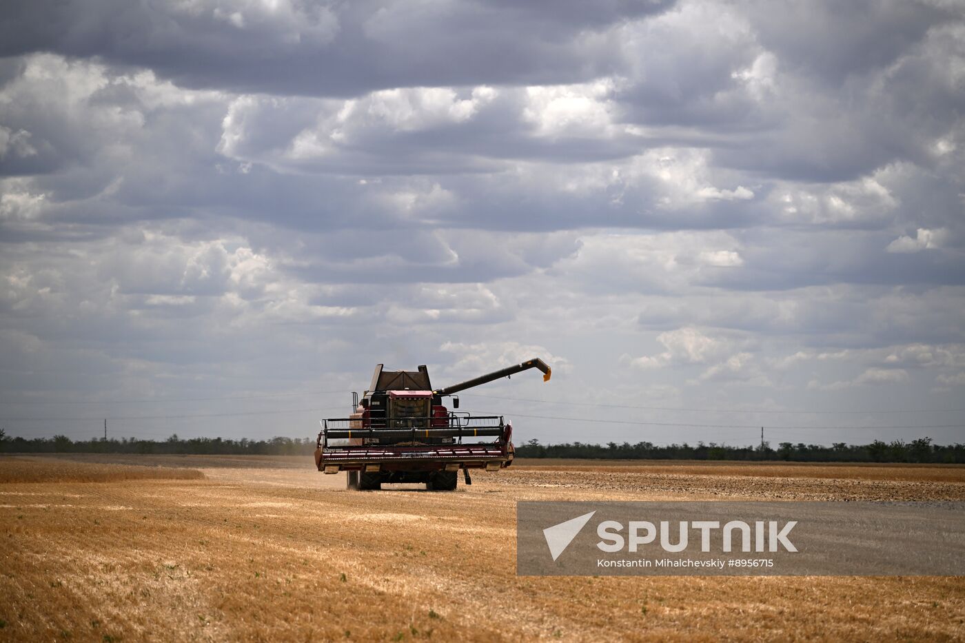 Russia Agriculture Wheat Harvesting