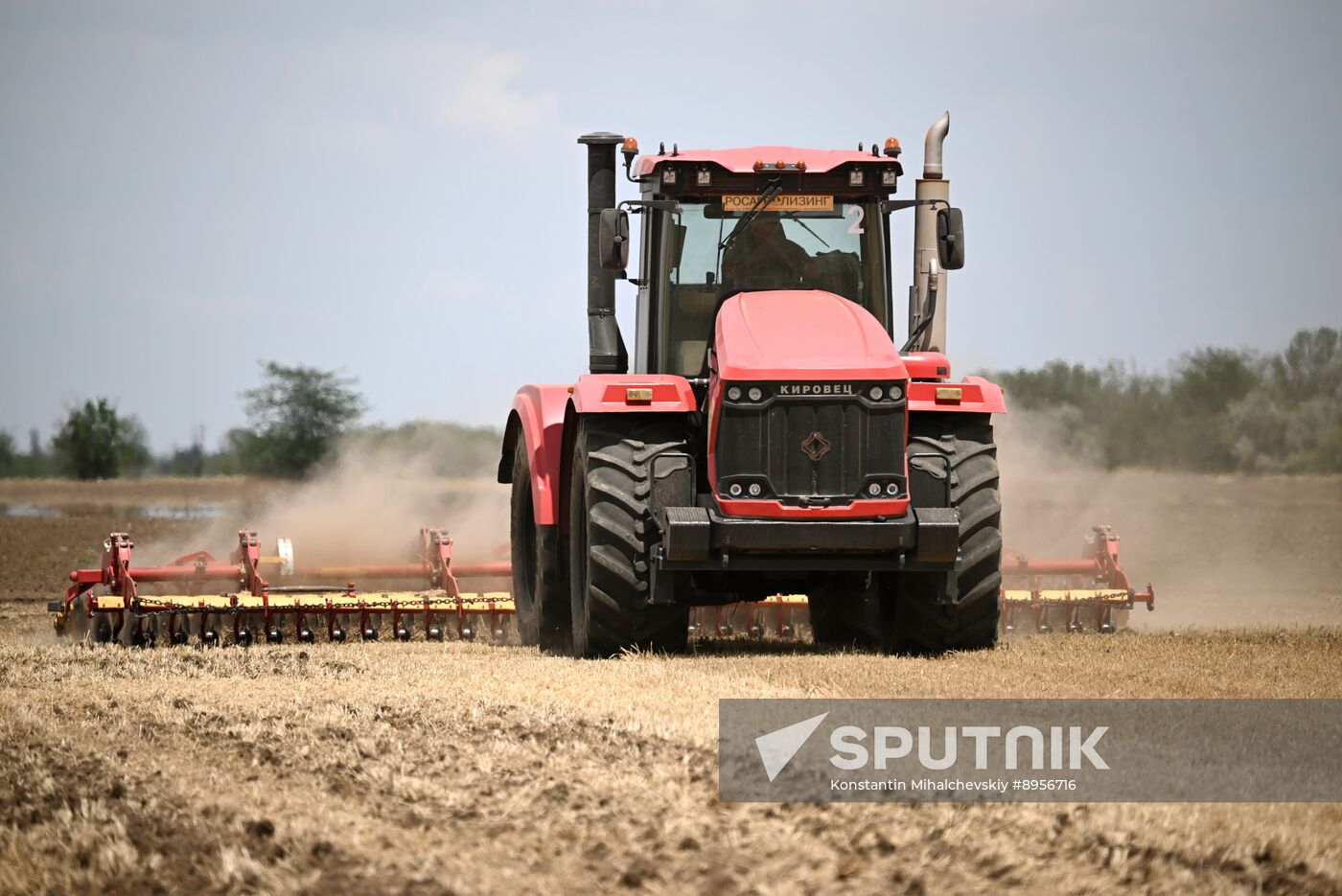 Russia Agriculture Wheat Harvesting