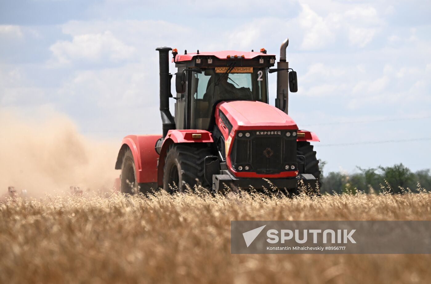 Russia Agriculture Wheat Harvesting
