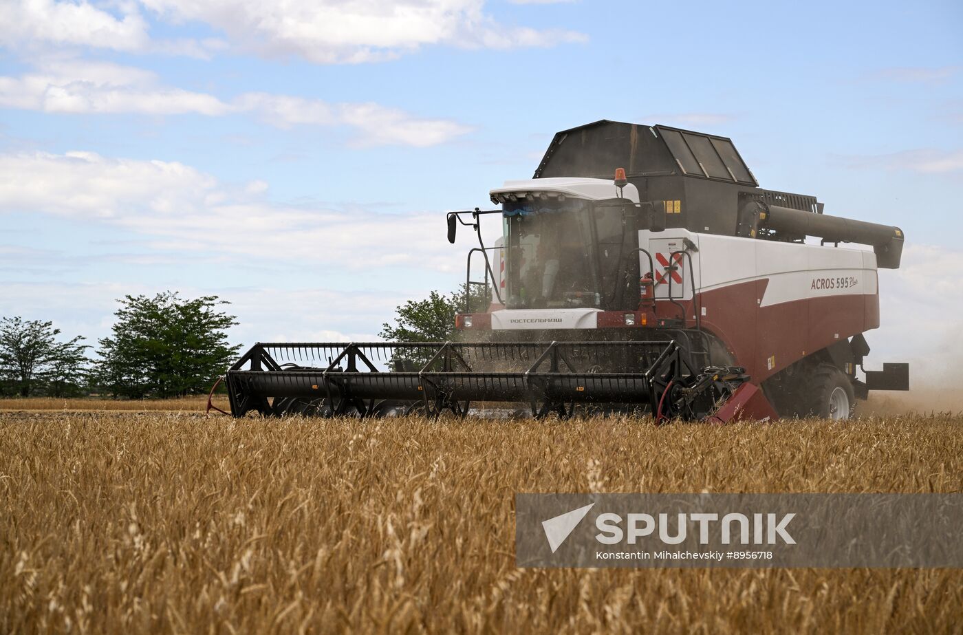 Russia Agriculture Wheat Harvesting