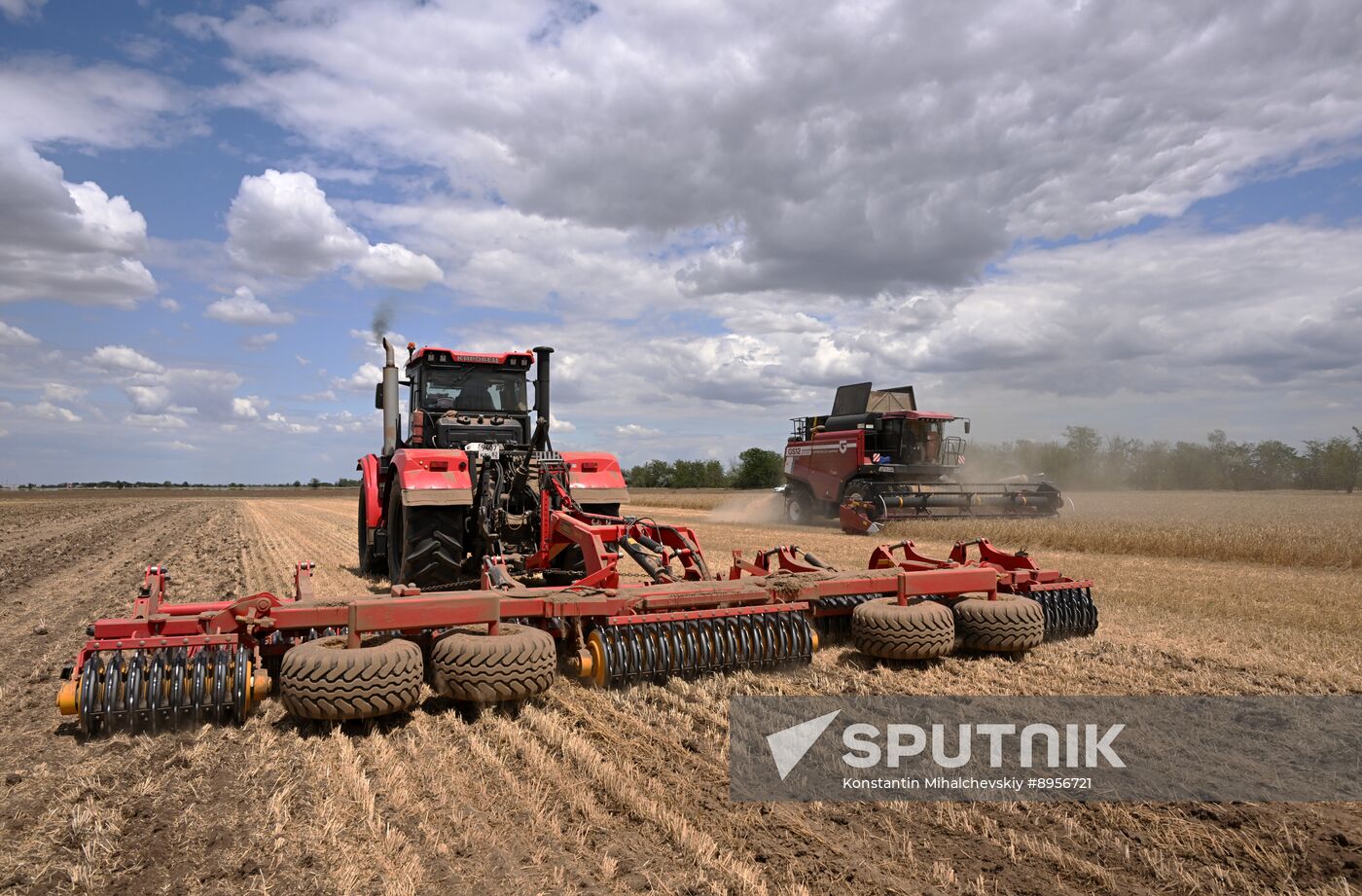 Russia Agriculture Wheat Harvesting