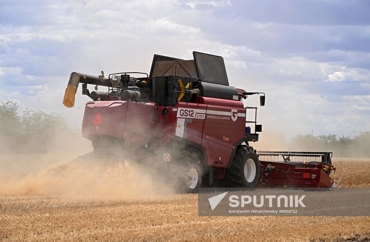 Russia Agriculture Wheat Harvesting