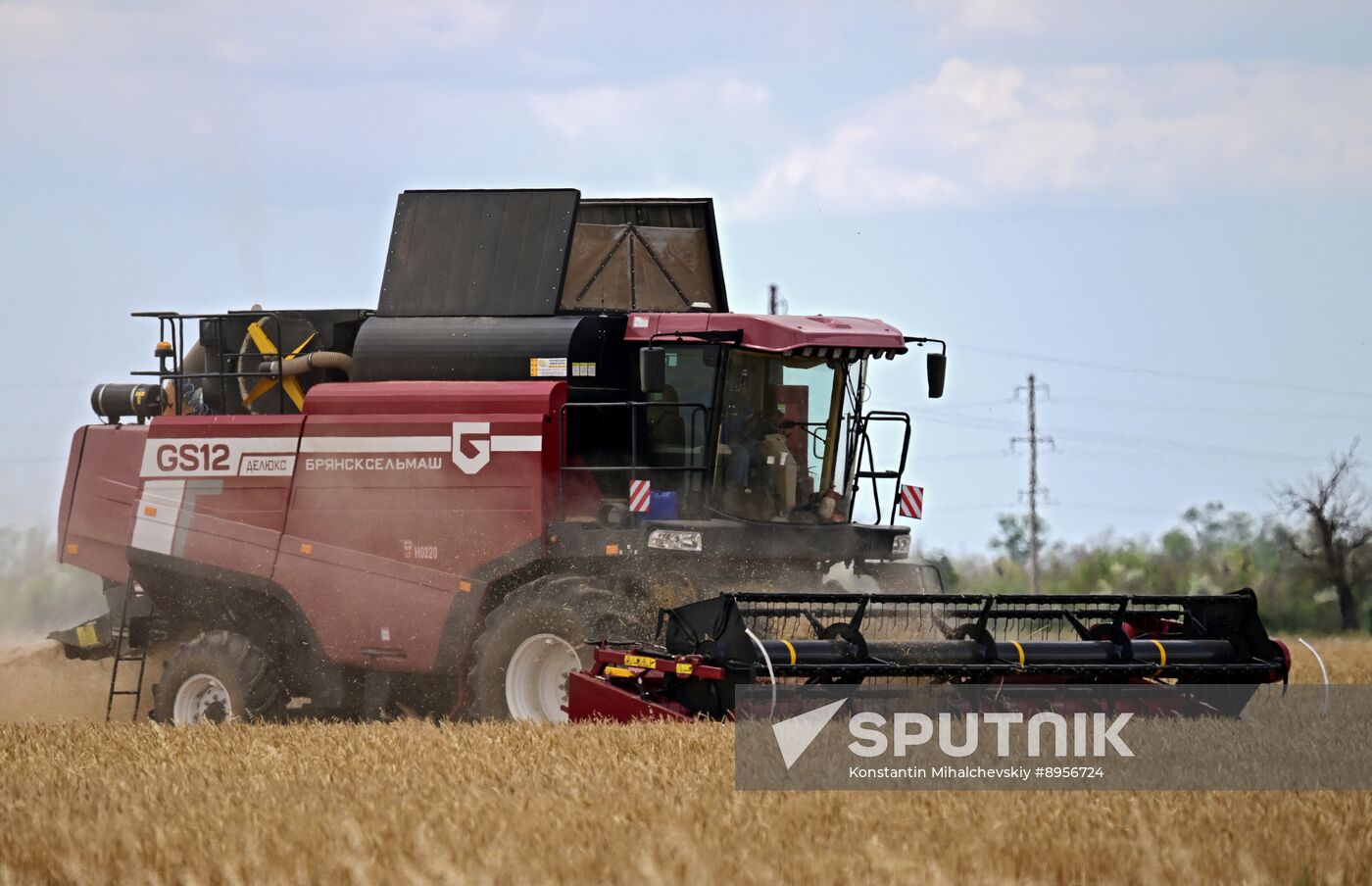 Russia Agriculture Wheat Harvesting