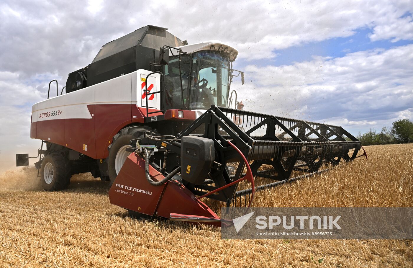 Russia Agriculture Wheat Harvesting