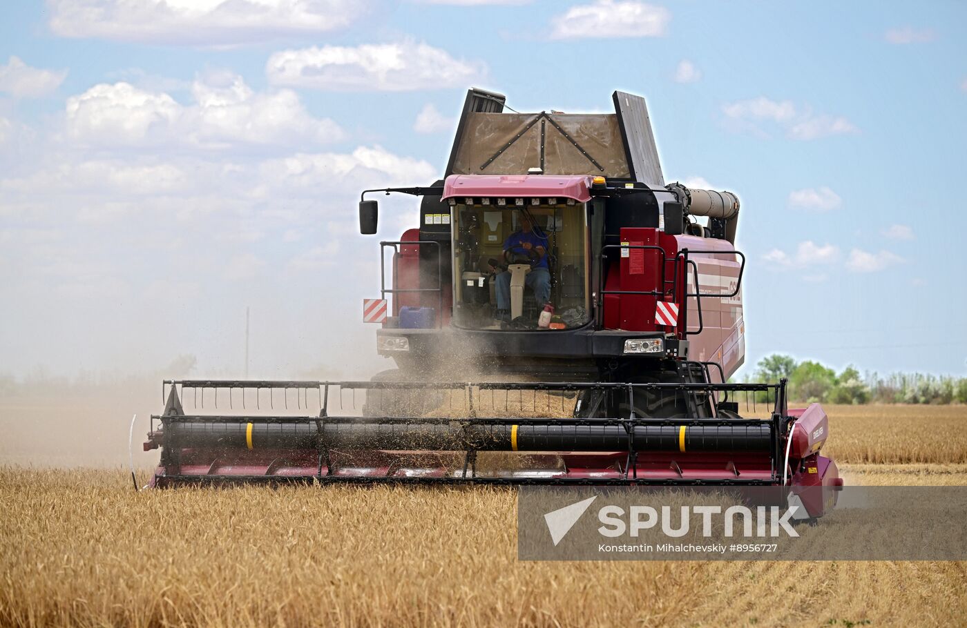 Russia Agriculture Wheat Harvesting