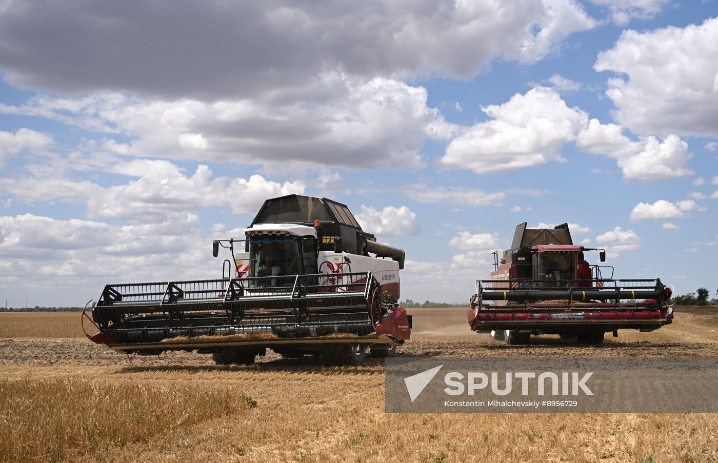 Russia Agriculture Wheat Harvesting