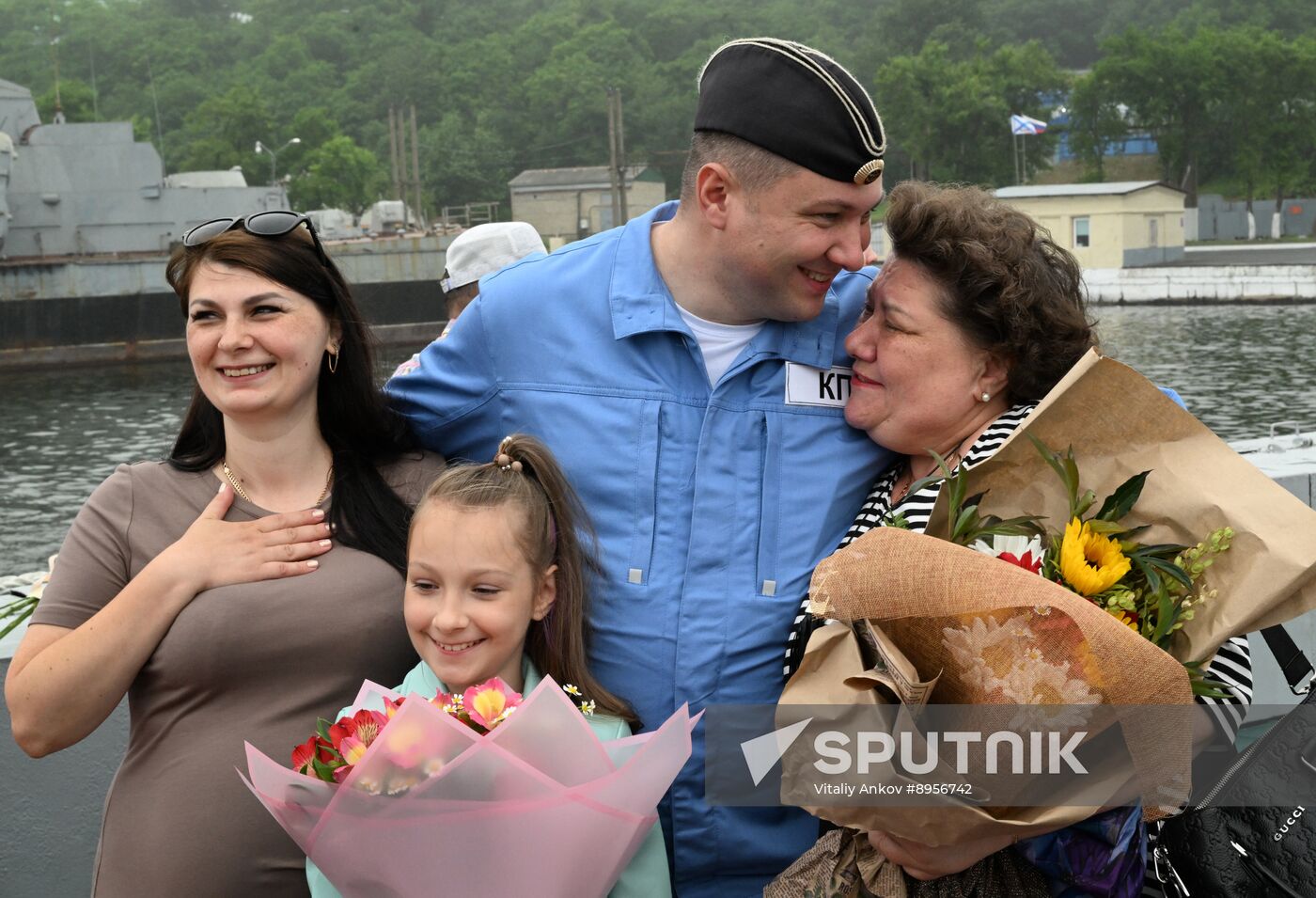 Russia Navy Submarine Returning