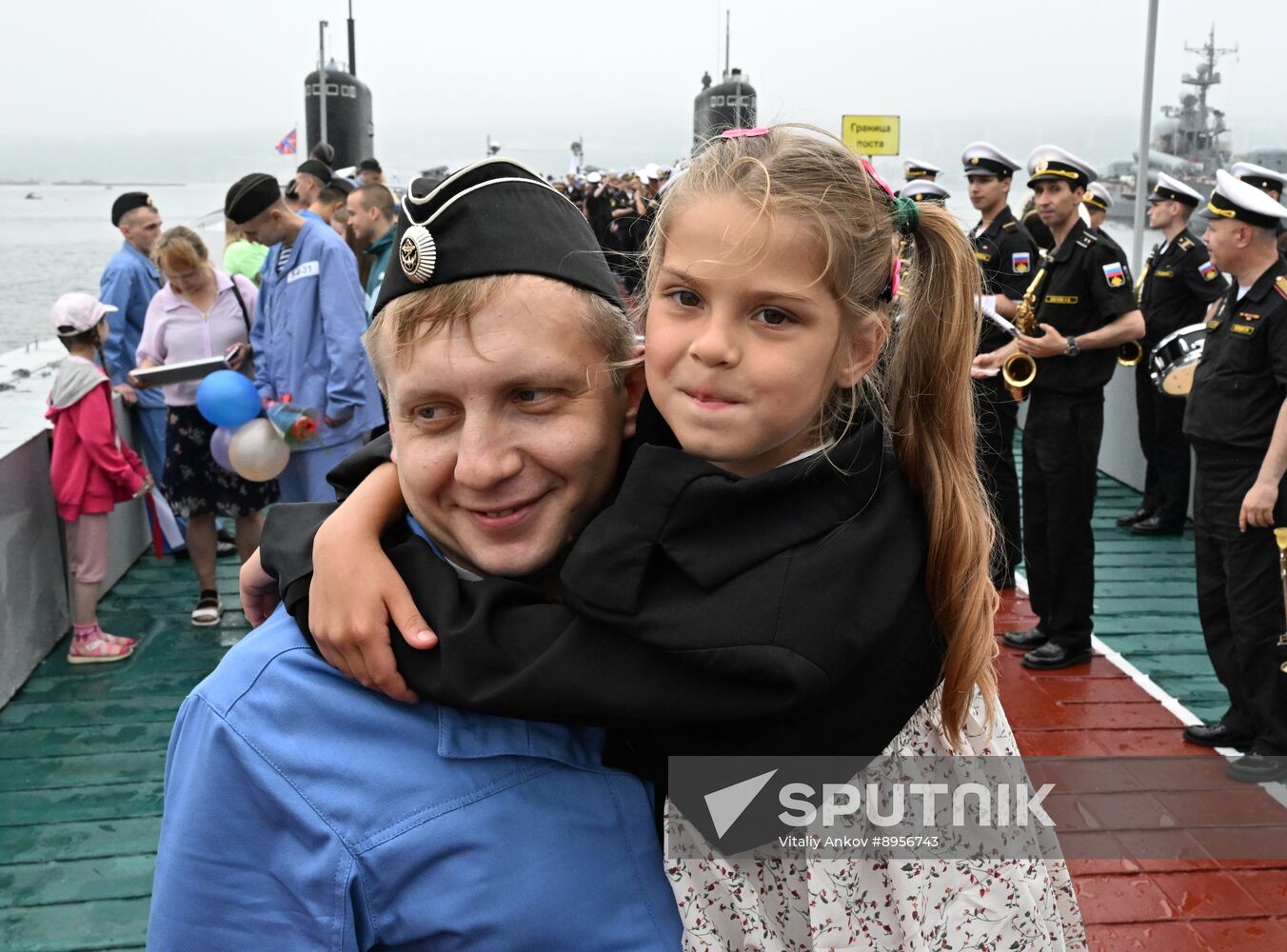 Russia Navy Submarine Returning