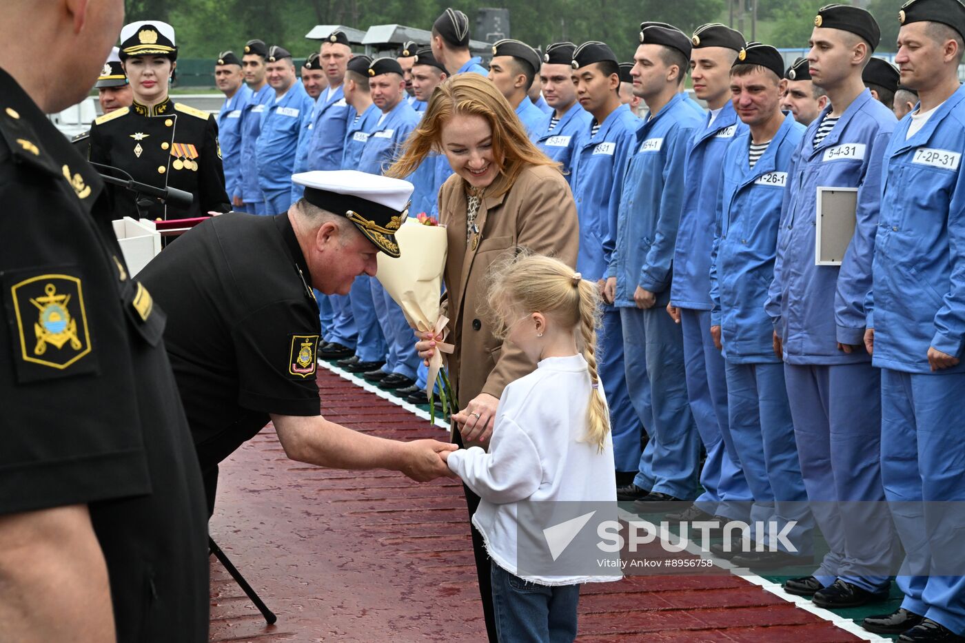 Russia Navy Submarine Returning