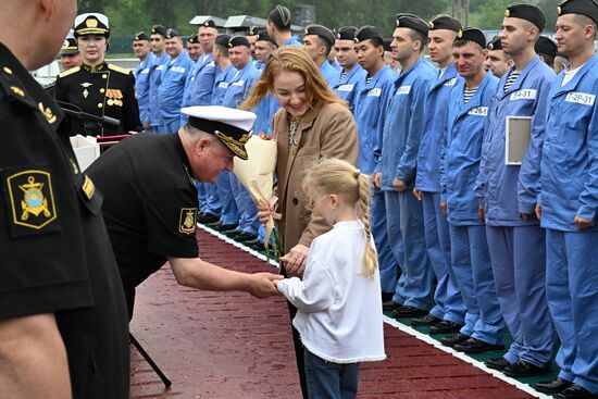 Russia Navy Submarine Returning