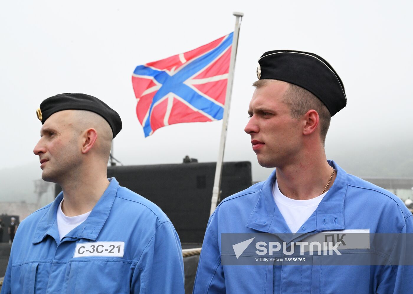 Russia Navy Submarine Returning