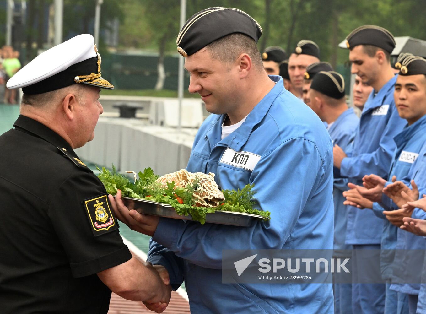 Russia Navy Submarine Returning