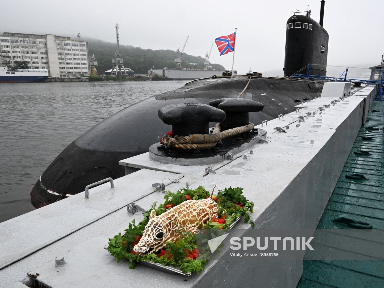 Russia Navy Submarine Returning