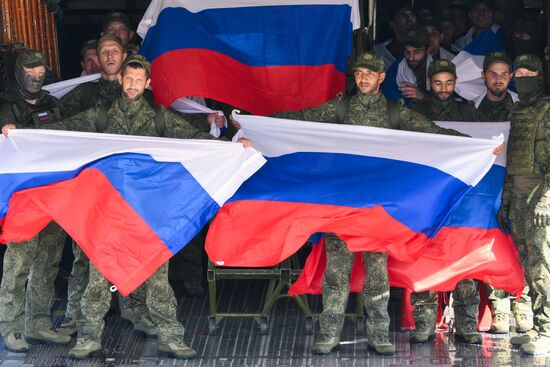 Russia Ukraine Military Operation POWs Exchange