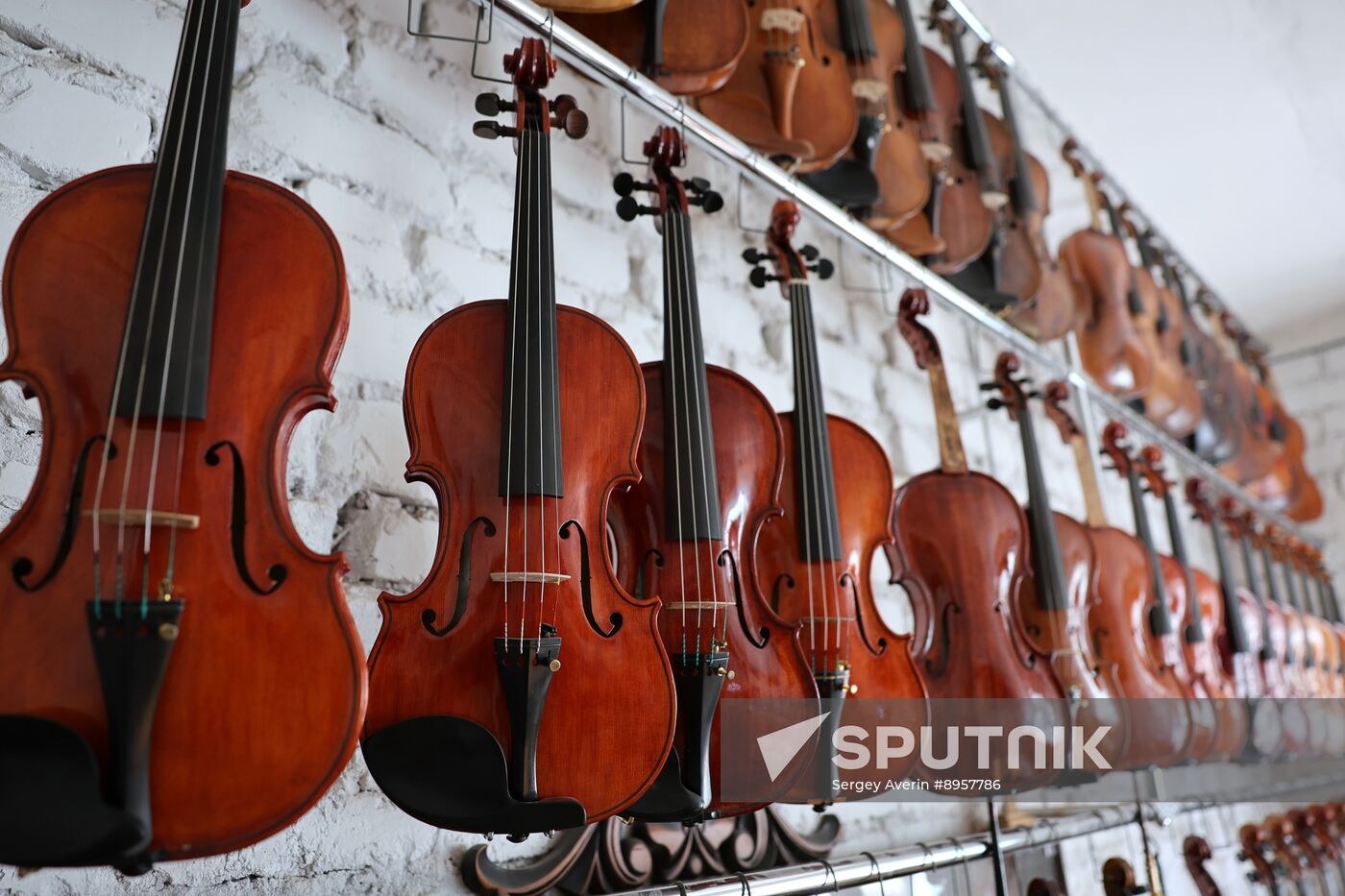 Russia LPR Monastery Violin Workshop