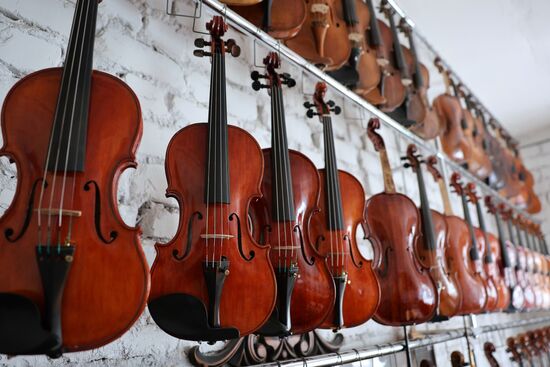 Russia LPR Monastery Violin Workshop