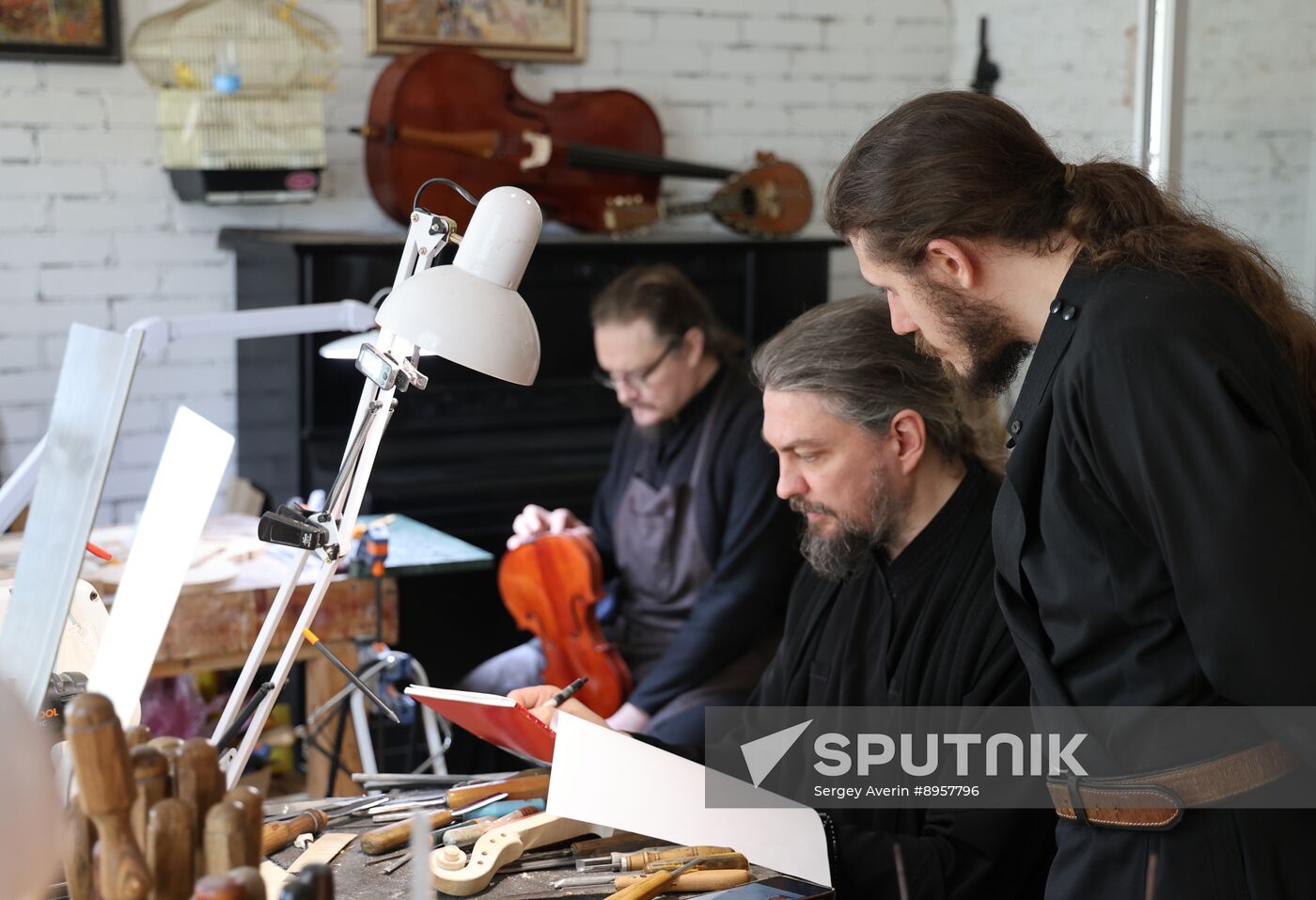 Russia LPR Monastery Violin Workshop