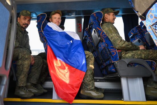 Russia Ukraine Military Operation POWs Exchange
