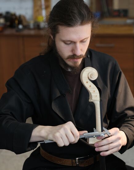Russia LPR Monastery Violin Workshop