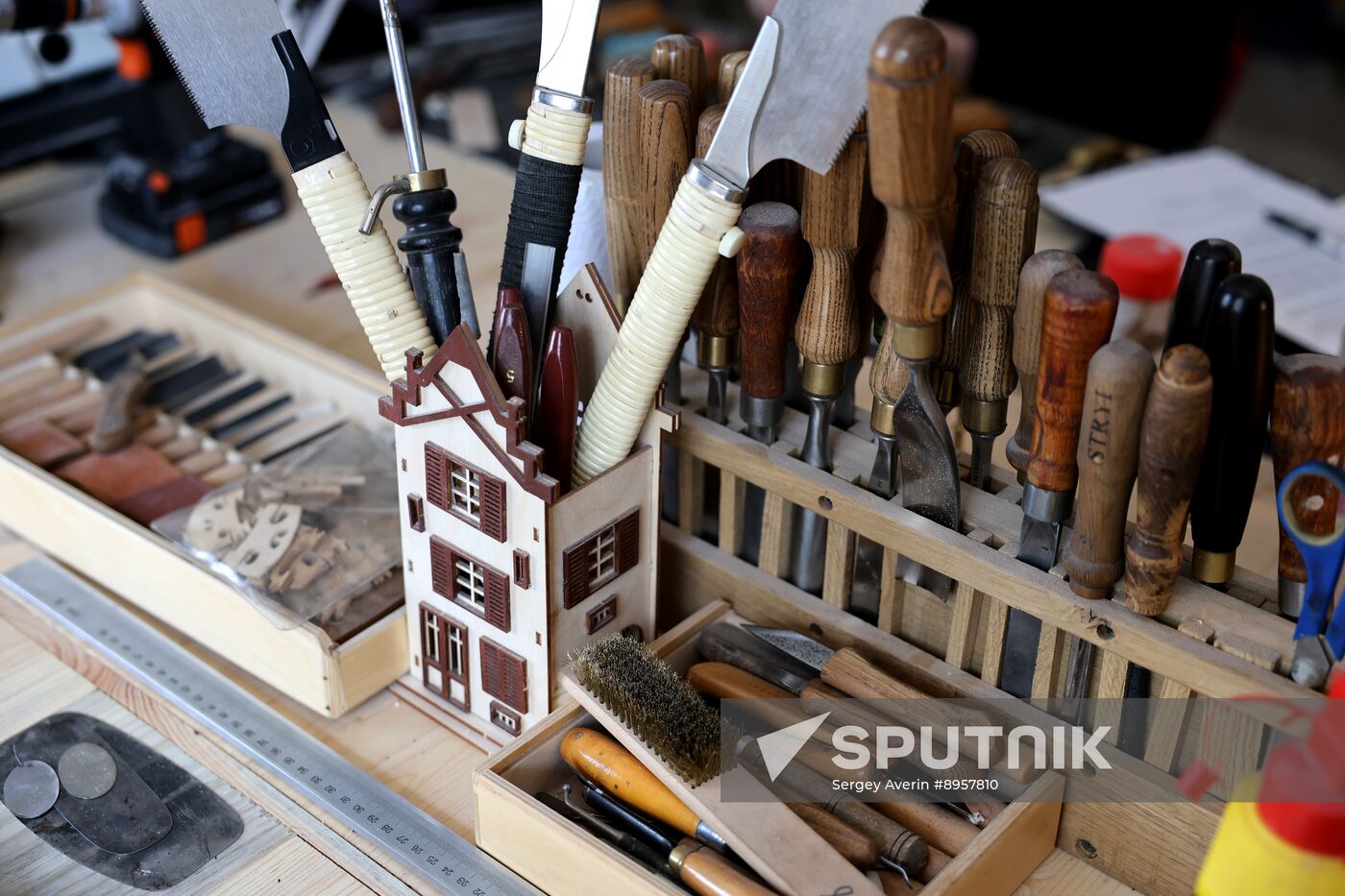 Russia LPR Monastery Violin Workshop