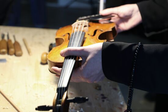Russia LPR Monastery Violin Workshop