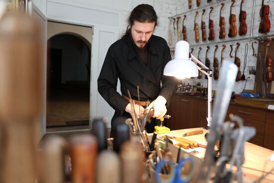 Russia LPR Monastery Violin Workshop