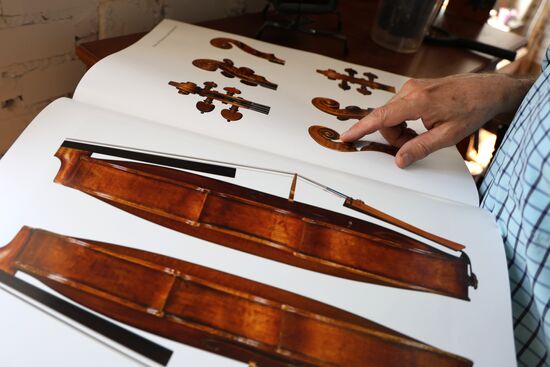 Russia LPR Monastery Violin Workshop