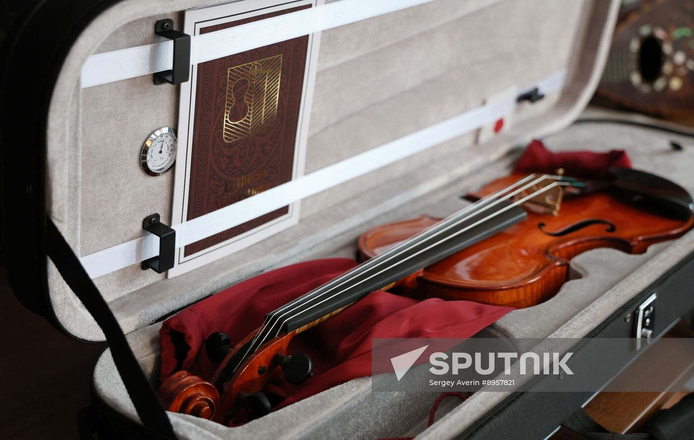 Russia LPR Monastery Violin Workshop
