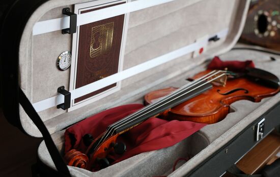 Russia LPR Monastery Violin Workshop