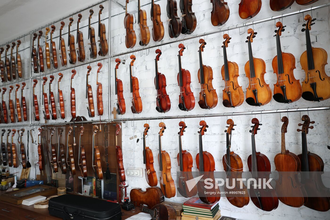 Russia LPR Monastery Violin Workshop