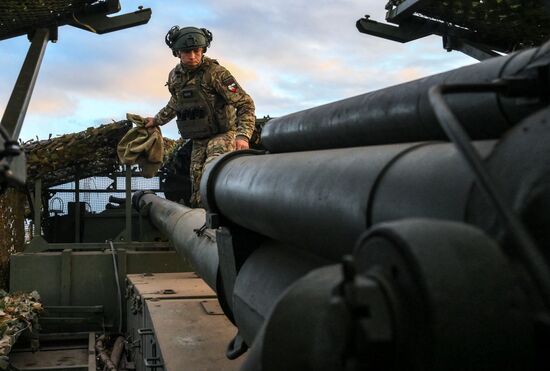 Russia Ukraine Military Operation Artillery Unit