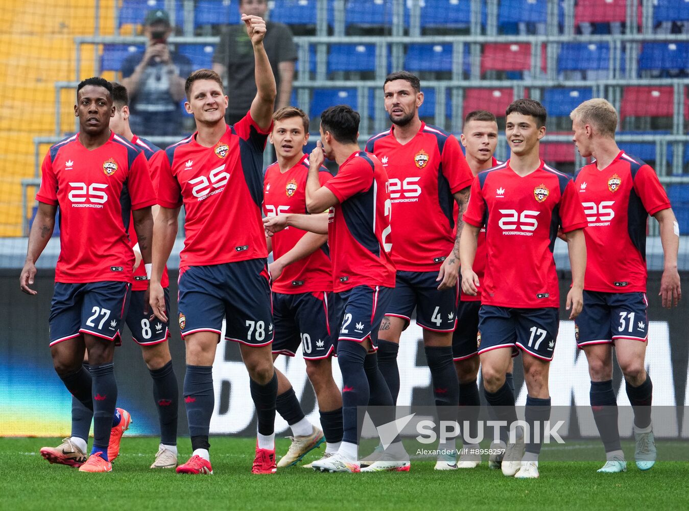 Russia Soccer Brotherly Cup CSKA - Beograd