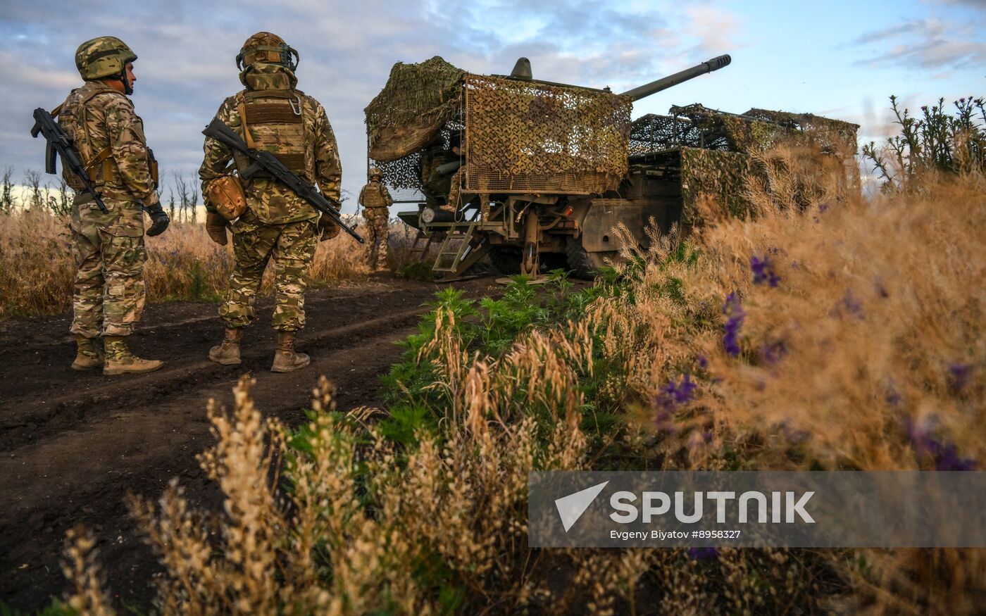 Russia Ukraine Military Operation Artillery Unit