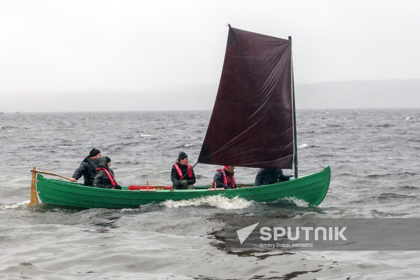 Russia Traditional Sailing Boat Race