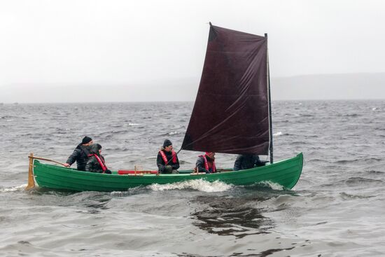 Russia Traditional Sailing Boat Race