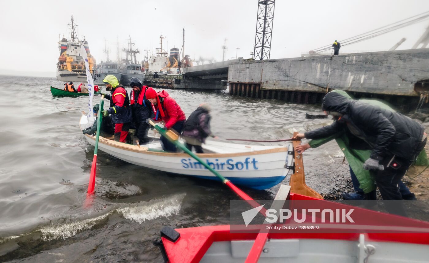 Russia Traditional Sailing Boat Race