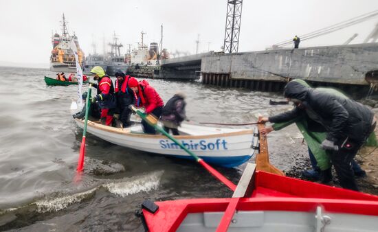 Russia Traditional Sailing Boat Race