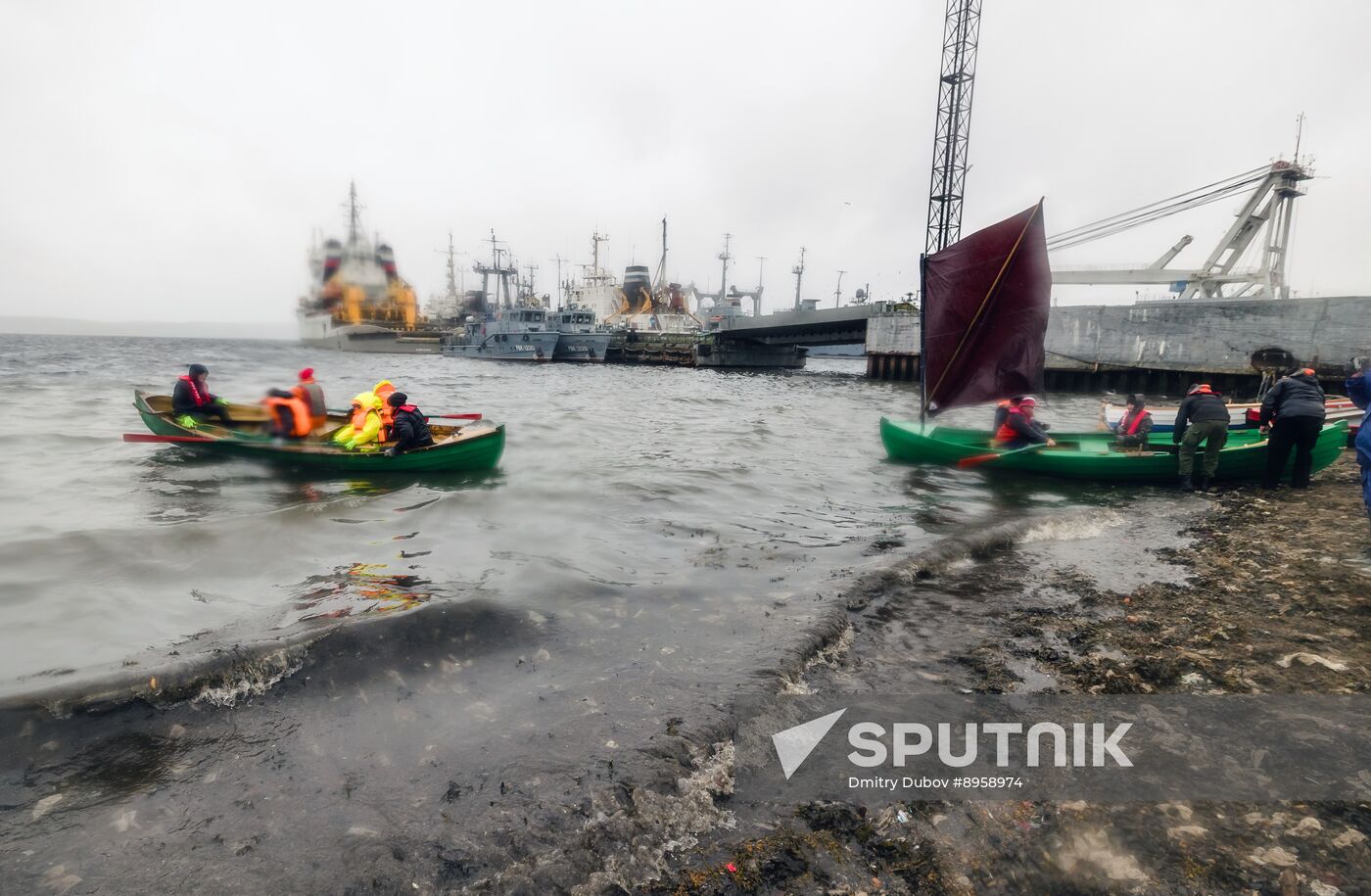 Russia Traditional Sailing Boat Race