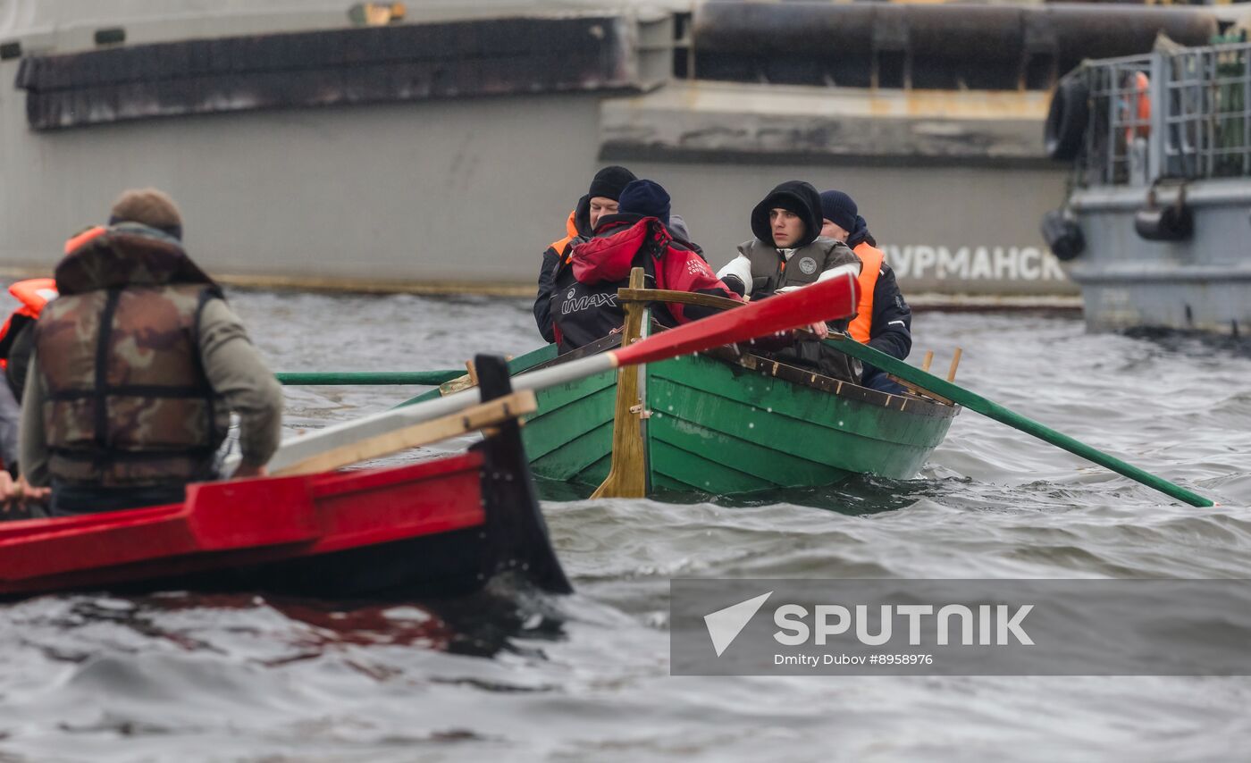 Russia Traditional Sailing Boat Race