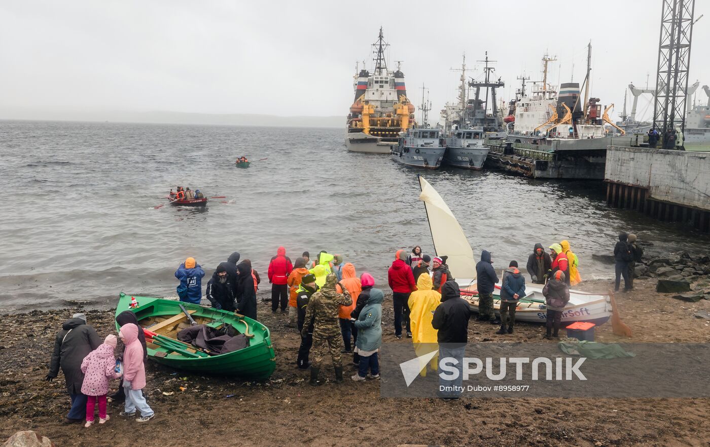 Russia Traditional Sailing Boat Race