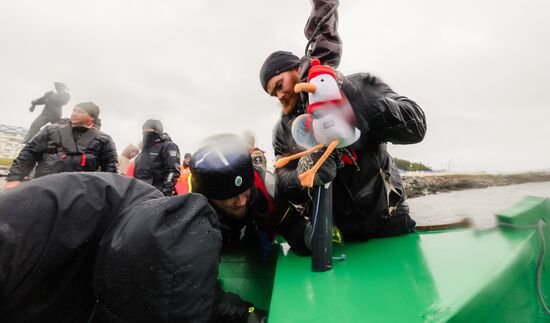 Russia Traditional Sailing Boat Race