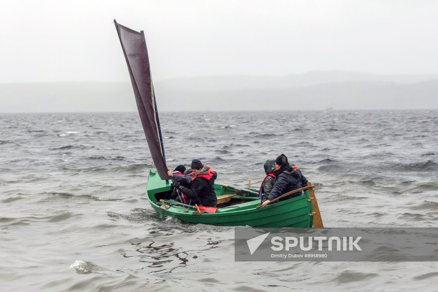 Russia Traditional Sailing Boat Race